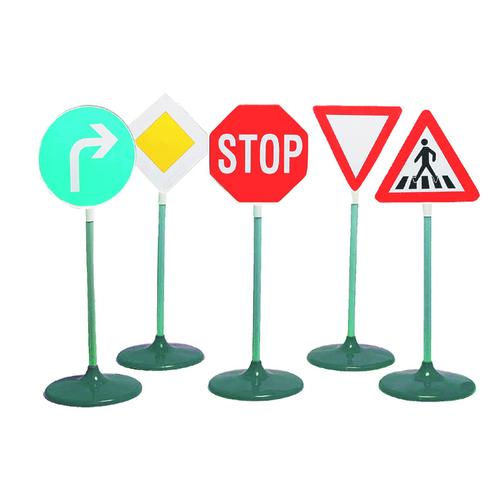 Verkehrs-Spielzeug Verkehrszeichen 5-Teilig