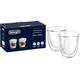 DELONGHI DLSC311 Double Wall Cappuccino Glasses - Pack of 2