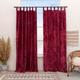 Maroon Velvet Curtain Bed Room Curtains hippie curtain Luxury Dining curtain living room curtains boho curtains Custom Window Panel