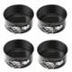 4 inch Springform Pans Set Carbon Steel Baking Pan / Non-stick Mini Cake Pans Round Bakeware