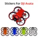 For DJI Avata Drone Goggles 2/V2 Solid Color Fluorescent PVC Stickers Waterproof Scratch Resistant