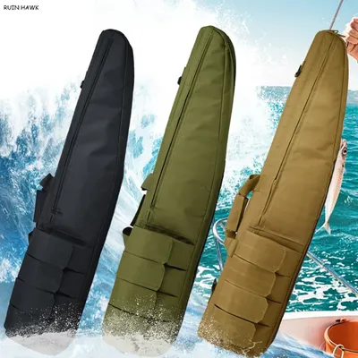 98CM / 118CM Shooting Hunting Fishing Bag Airsoft Sniper Rifle Gun Case Tactical Gun Bag Outdoor Sport Wargame Fishing Rod Bag