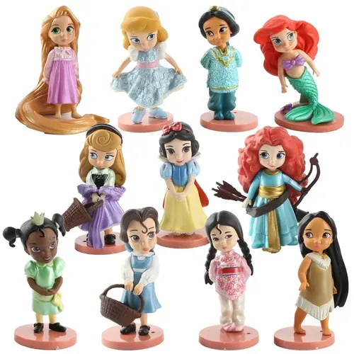 Disney Prinzessin Action figuren Spielzeug Rapunzel Schnee Aschenputtel weiß Schnee Fee Rapunzel