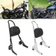 Motorcycle Accessories Detachable Rear Passenger Sissy Bar Backrest Cushion Pad For Harley Sportster