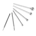 6 x 2.35mm Shank Diamond Spherical Head Mounted Points Grinding Bit for Ceramic Glass Stone Grinding