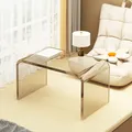 Coffee Tables Simple Luxury Acrylic Sofa Side Small Apartment Living Room Design Sense Tea Table