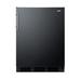 Summit 24 Inch Wide 5.1 Cu. Ft. Compact Refrigerator with Adjustable - Black