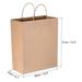 50Pcs 10.2"x4.7"x12.2" Paper Gift Bags with Handles Favor Tote Bags