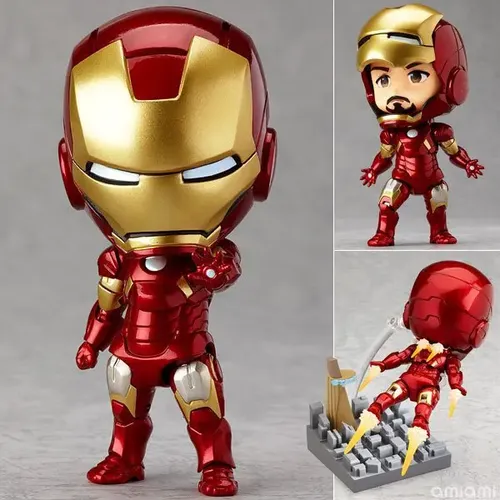 Anime Marvel Avengers Iron Man #284 PVC Action Figur Ironman Modell Spielzeug 10cm