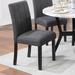 Acme Kusa 5Pc Pack Dining Set W/Faux Marble Top, Engineering Stone Top & Black