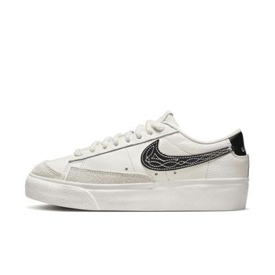 Blazer Low Platform Shoes - White - Nike Sneakers
