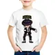 Kinder Cartoon Michael Jackson Lustige T shirt Kinder Rock N Roll Sommer Tops Baby Jungen/Mädchen