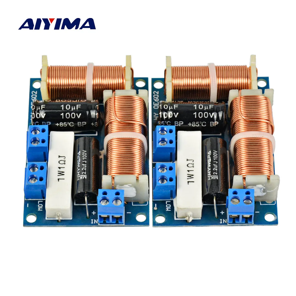 AIYIMA Audio 2 Weg 80 W Lautsprecher Audio Frequenz Teiler Höhen Bass 2 Einheit Crossover Filter Bücherregal HIFI Lautsprecher Teiler