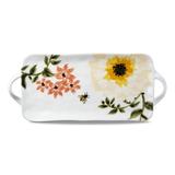 Bee Floral Rect Platter