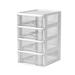 asjyhkr Storage Case Mini Desk Organizer Desktop Drawer Desktop Storage Case Transparent Small Drawer Desk Plastic Mini Storage Case Desk Accessories File Organizer Storage Box