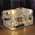 Gift with Purchase! TOFOTL Toys 3D Wooden DIY Miniature House Furniture LED House Puzzle Decorate Creative Gifts