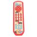 LIZEALUCKY Learning Lights Remote Musical Baby Toy Laugh And Learn Remote Interactive Educational Toy Interactive Tv Remote Control Toy For Babies Baby Learning Toy Early Development [red]