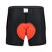 Yoodem Boxers for Men Mens Boxer Briefs Cycling Underwear Men 3d Padded Shockproof Mtb Shorts Riding Bike Sport Underwear Tights Shorts Mens Boxers Red XL