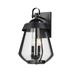 Maxim 30624 Mariner 2 Light 18 Tall Wall Sconce - Black