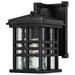 Westinghouse 6204500 Caliste One Light Outdoor Wall Lantern with Dusk to Dawn Sensor Textured Black