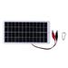 SIEYIO Solar Panel 10W 12V Outdoor DIY Solar Cells Charger Polysilicon Panels USB Outdoor Portable Solar for Outdoor Lamp Pump
