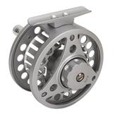 LIZEALUCKY Fly Fishing Reel 3/4 Fly Fishing Reel All Metal Fly Fishing Reel Fishing With Machined Aluminium Body Silver Sealed Fly Fishing Reel for Fresh and Salt Water