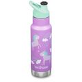 Klean Kanteen Classic Kid s Insulated Water Bottle with Sport Cap - Stainless Steel Sports Water Bottle - 12 Oz Unicorns