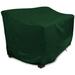 Eevelle Patio Bench Cover Marinex Marine Grade Fabric Durable 600D Polyester - Outdoor Bench Covers Durable Lawn Patio Loveseat Cover All-Weather Protection - 33 H x 87 L x 32.5 W Hunter Green