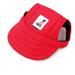 Accessories Outdoor Hiking Dog Cap Baseball Cap Pet Hat Sun Hat RED