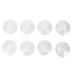 LIZEALUCKY 8-Pack Cross Hole Ring Strong Suction Transparent Cat Bed Suction Cup Replacement Cat Window Perching Suction Cup Suitable For Cat Window Bed Perching Hammock Suitable for Cat Window