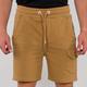 Alpha Industries Terry Shorts, green-brown, Size L