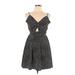 Shein Casual Dress - Mini: Black Hearts Dresses - Women's Size Large