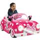 Huffy Disney Minnie Mouse Girls Electric Ride On Car - 6v Battery Powered Motorised Car Fun + Sounds + Lights