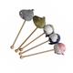 ULTECHNOVO 10 Pcs Doll Massage Hammer Hand Back Scratcher Hammer Body Massager Itchy Scratcher Hammer Stick Trigger Point Stick Massager Handheld Travel Plush Doll Filled with Pp Cotton