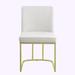 Orren Ellis Tannor Velvet Back Side Chair in Beige Upholstered/Velvet in Brown/Yellow | 32 H x 19 W x 24 D in | Wayfair