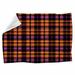 Gracie Oaks Quico Throw Blanket Microfiber/Fleece/Microfiber/Fleece, Sherpa in Black/Brown | 60 H x 51 W in | Wayfair
