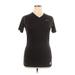 Nike Active T-Shirt: Black Activewear - Women's Size X-Large