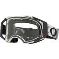 Oakley Airbrake Matte White Speed RR Motocross Brille, schwarz-weiss