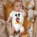 Disney Micky Mouse Baby Body neonato cotone manica corta pagliaccetti neonato corpo neonati maschi