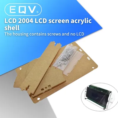 Transparent Acryl Shell für LCD2004 LCD Bildschirm mit Schraube/Mutter LCD2004 Shell Fall halter
