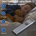 Sotto il cuscino altoparlante Bluetooth Sleep Aid Soundbar a conduzione ossea MP3 LED Power Display Mini Caixa De Som Bluetooth Sleep Timer