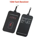 10W 5V/2A Ricevitore caricabatterie wireless Bobina caricatore del telefono USB-C per iPhone 4 5 5s 6 6s 7 7 Plus Xiaomi Tipo-C Ricevitore veloce