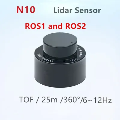 N10 Indoor outdoor wasserdicht 25m Lidar sensor 360 ° TOF anti-glare laser radar unterstützung ROS2 technische unterstützung und dokumentation