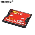 TISHRIC NEUE Zwei Ports Micro SDXC/ Micro SDHC / Micro SD TF CF Kartenleser SD Kartenleser SD karte