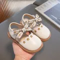 Nuove scarpe Casual sandali per ragazze punta in stile francese avvolta punta tonda moda per bambini