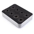 16pcs Roller Skate bearings Ceramic BLACK Ball Inline Skates High Speed Bearings Competitional