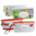 Eco-Friendly Baby Wipes Box Reusable Cleaning Wipes Wet Wipe Pouch Wipes Holder Case Flip Cover