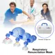 PVC Manual Resuscitator Adult/Pediatric First Aid Resuscitator Bag Emergency Self-help Rescue Tool