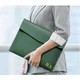 Personalise Name Multifunction Office Documents A4 File Pouch Pu Saffiano Leather Envelope Bag