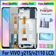 Original Mobile Phone Touch Screen For Vivo Y21s V2110 Full With Frame LCD Display Digitizer